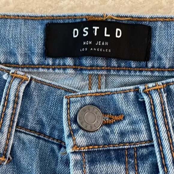 DSTLD Mom Jeans High Rise Boyfriend 25 - Picture 2 of 11